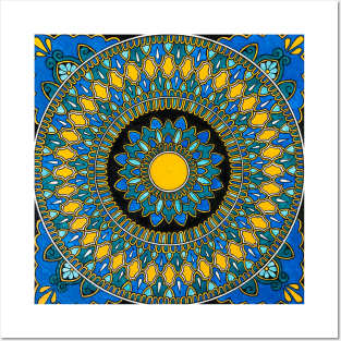 Ornate Mandala Posters and Art